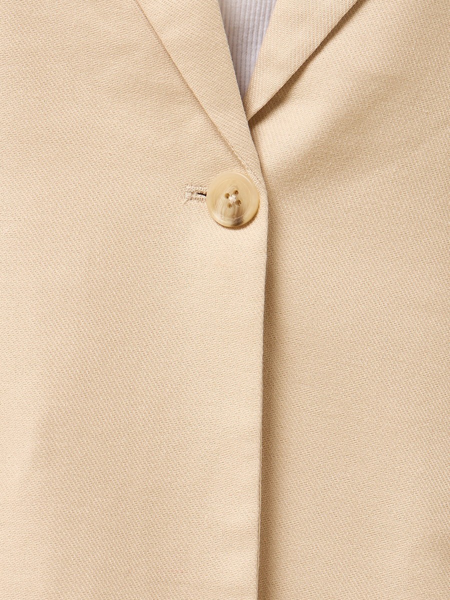Notched Lapel Double Breasted Blazer