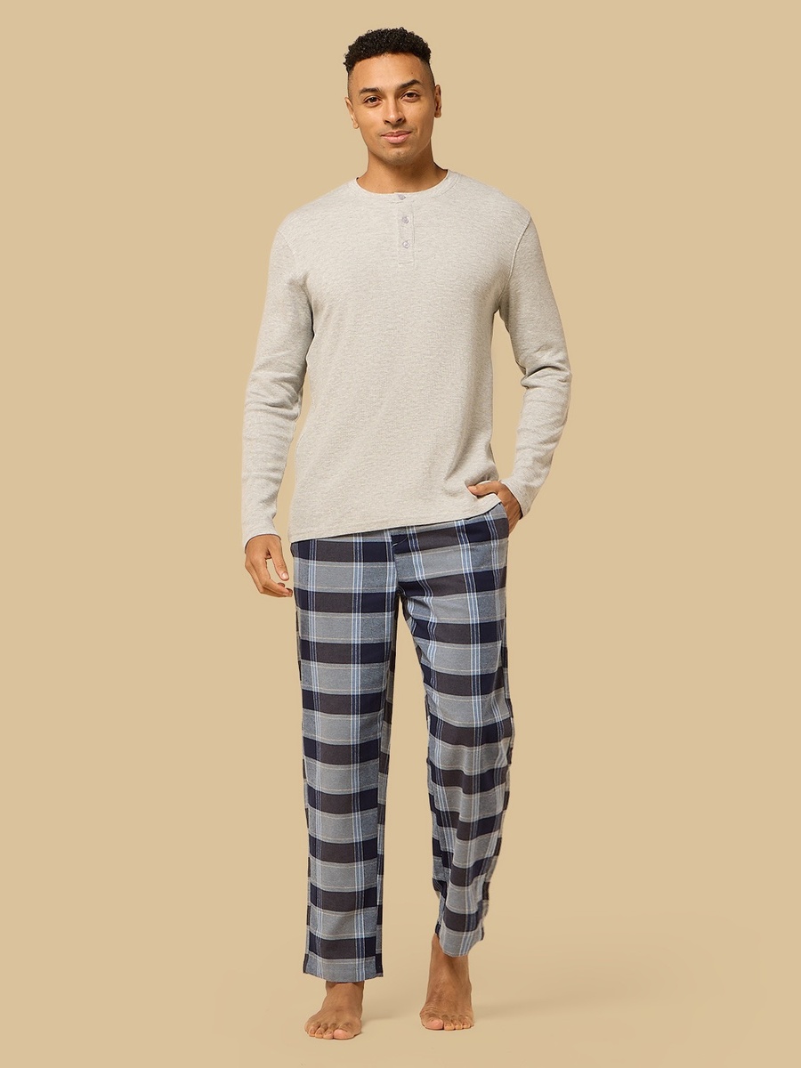 Checked Cotton Pyjama Set