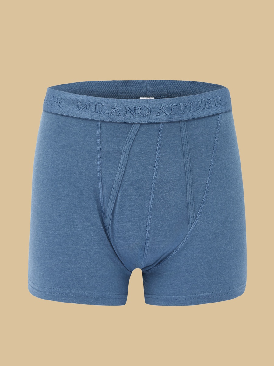 Pack of 3 - Jacquard Waistband Trunks