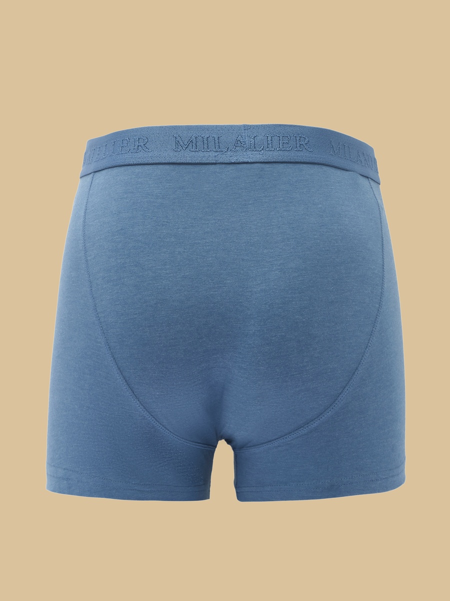 Pack of 3 - Jacquard Waistband Trunks
