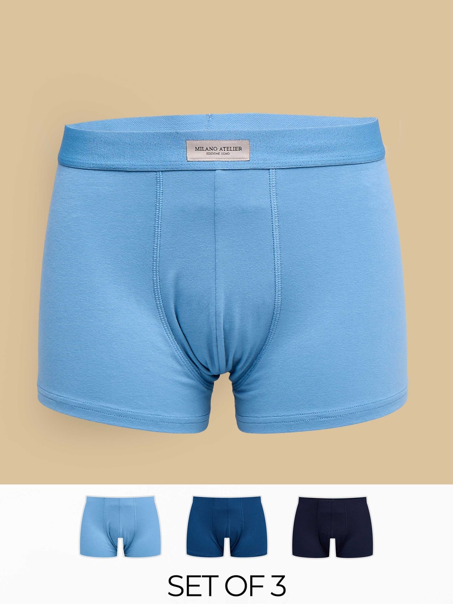 Pack of 3 - Plain Trunks