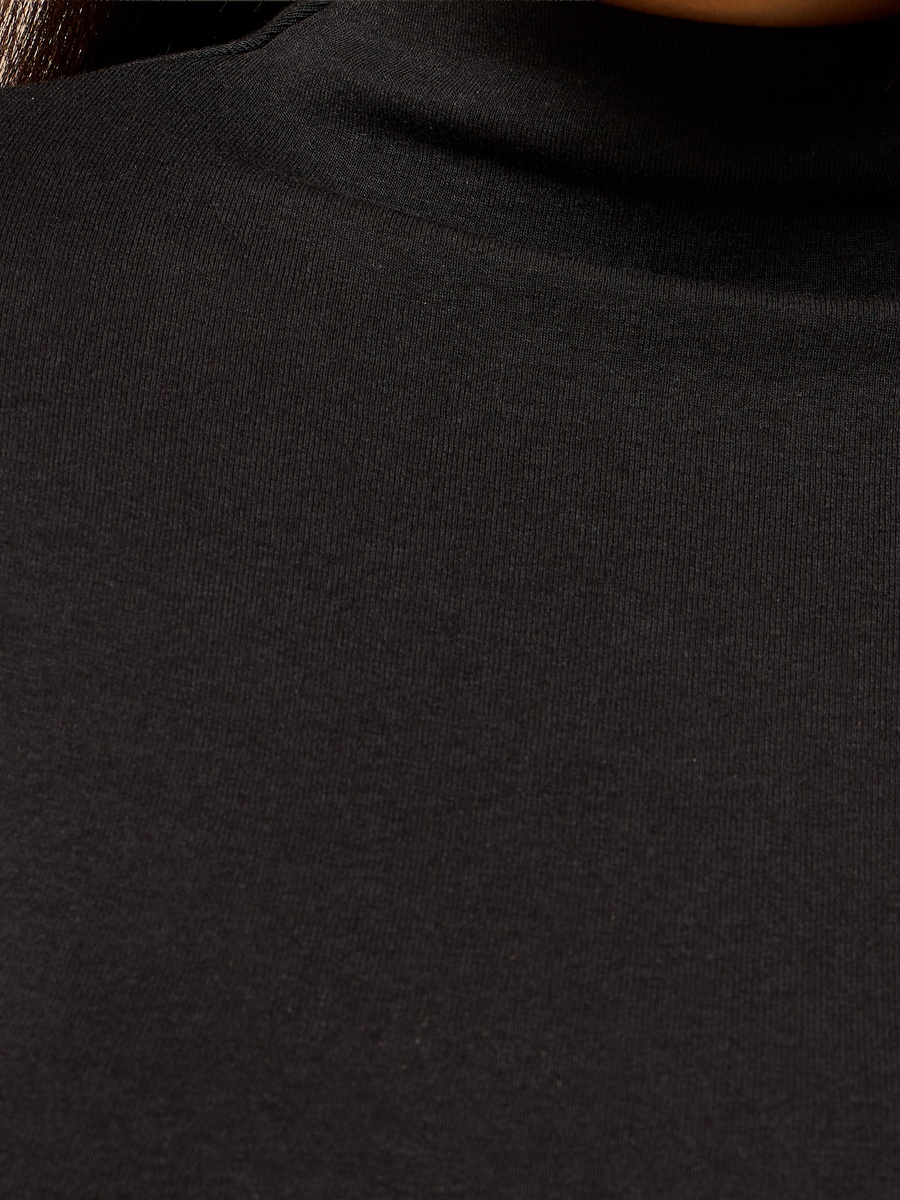 Plain Modal High Neck T-Shirt
