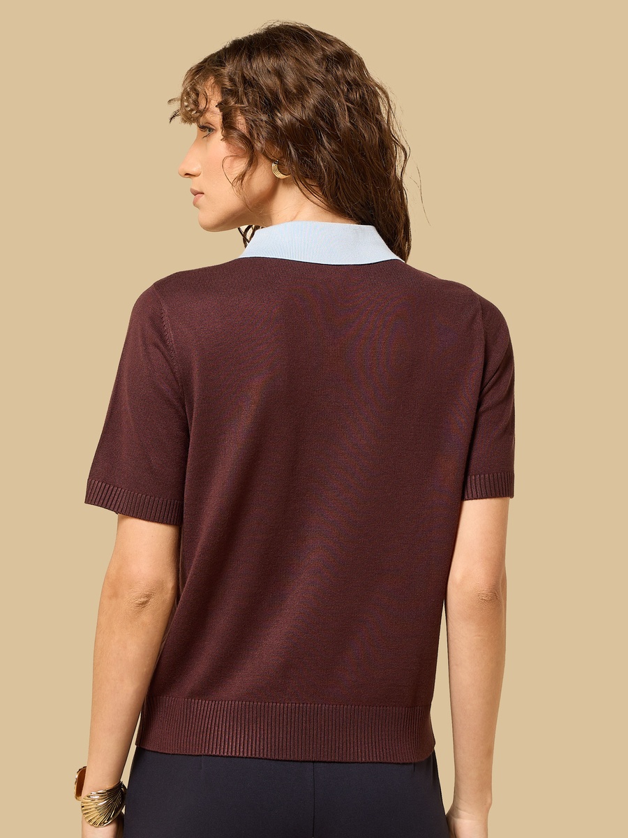 Textured Polo T-Shirt