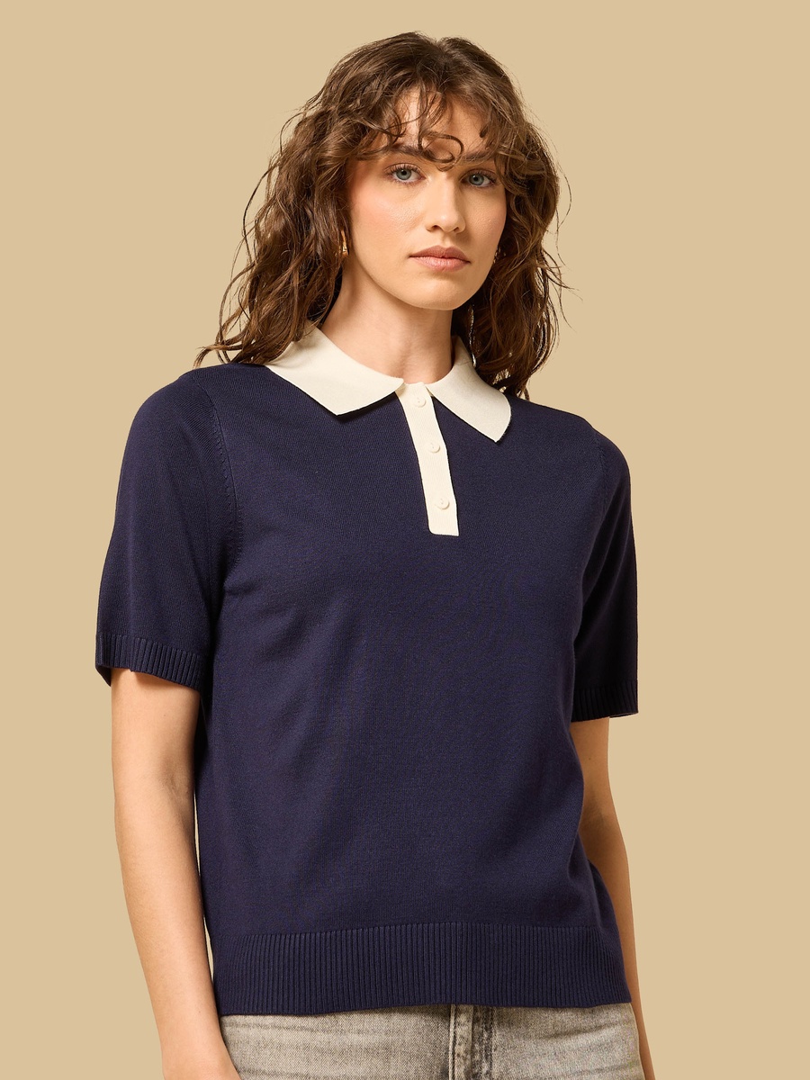 Textured Polo T-Shirt