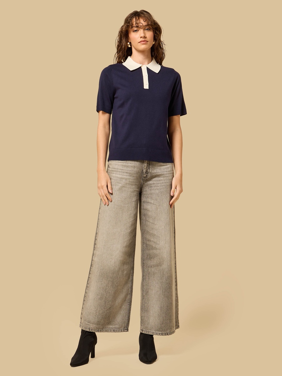 Textured Polo T-Shirt