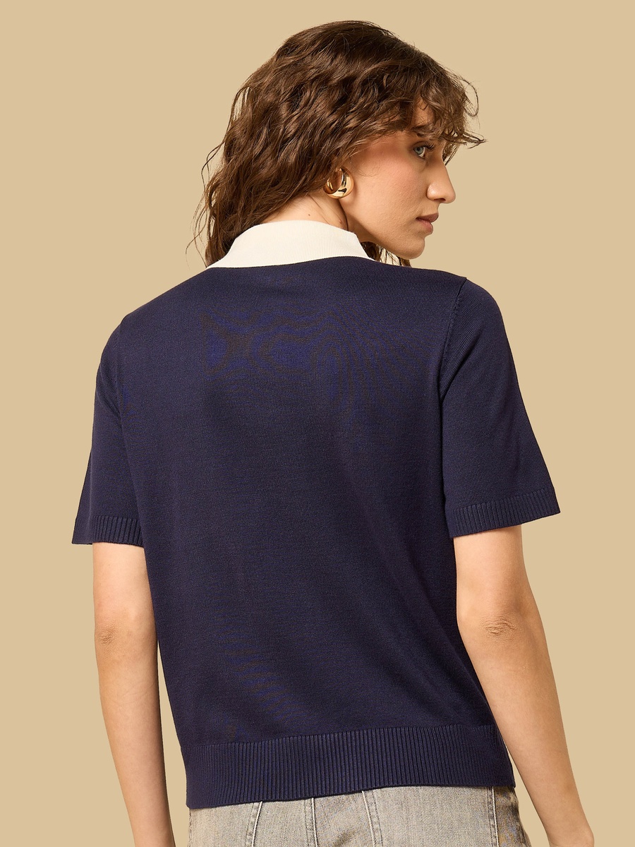 Textured Polo T-Shirt