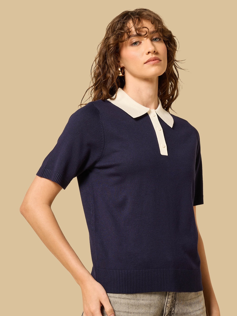 Textured Polo T-Shirt