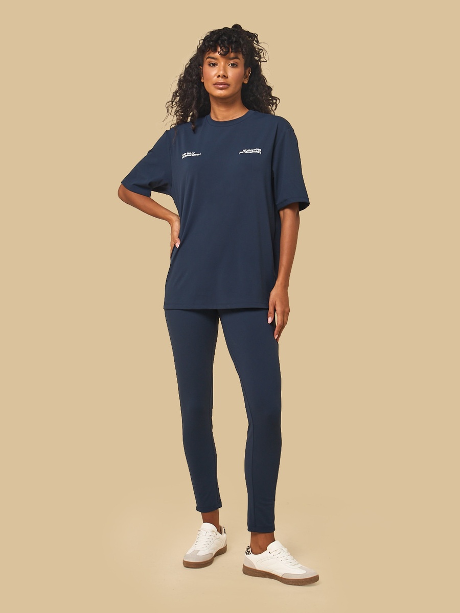 Slogan Print Oversized T-Shirt