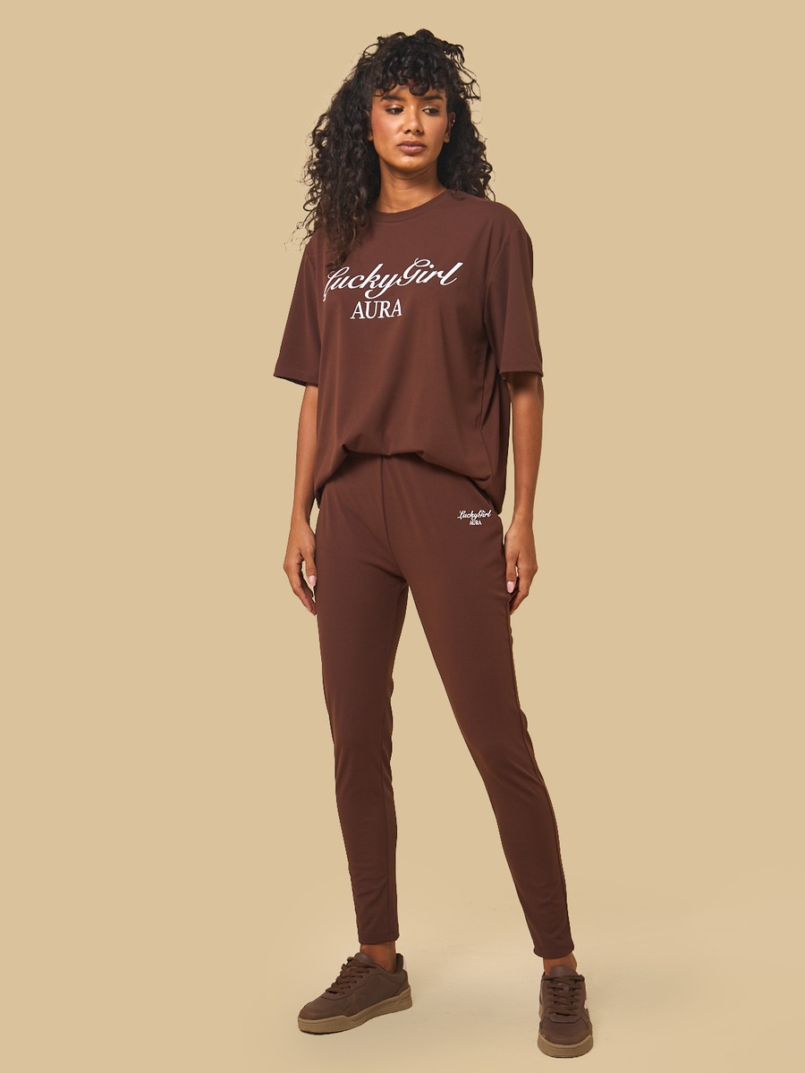 Slogan Print Oversized T-Shirt