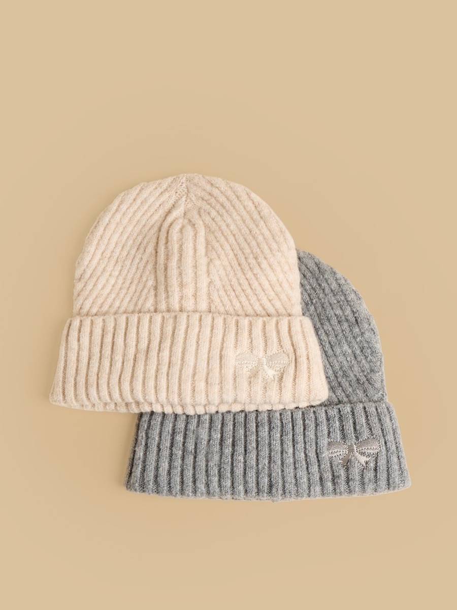 Pack of 2 - Ribbed Beanie