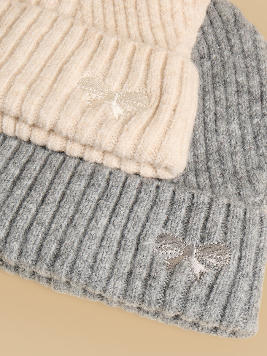 Pack of 2 - Ribbed Beanie