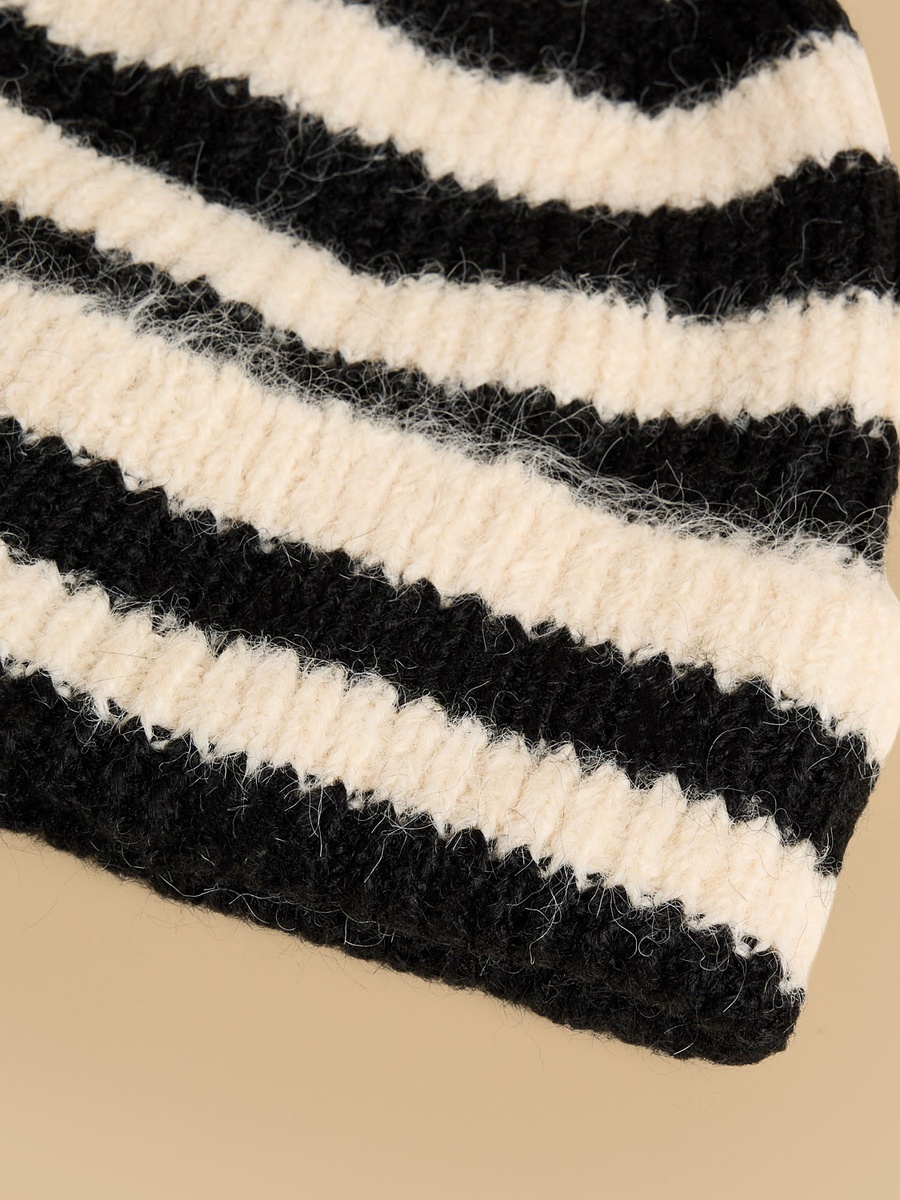Striped Beanie