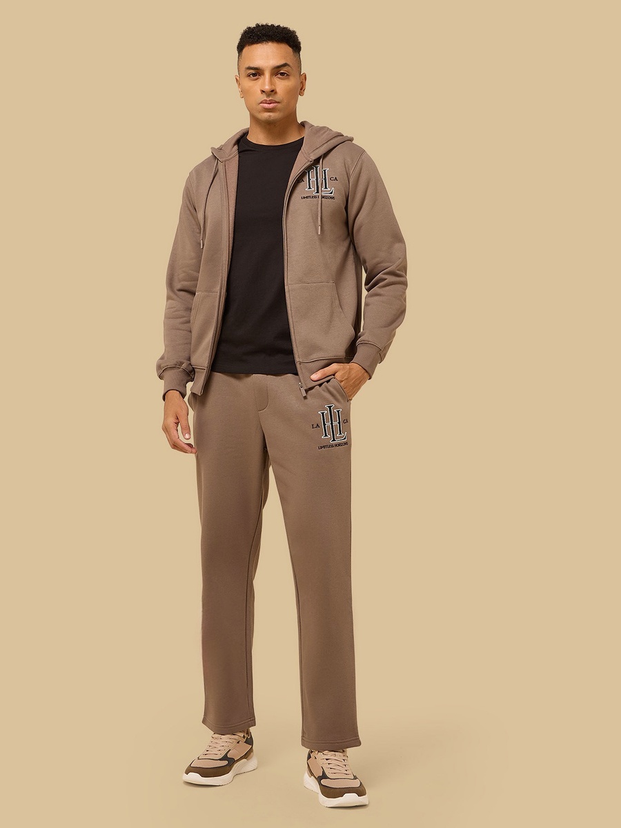 Regular Fit Fleece Track Pants