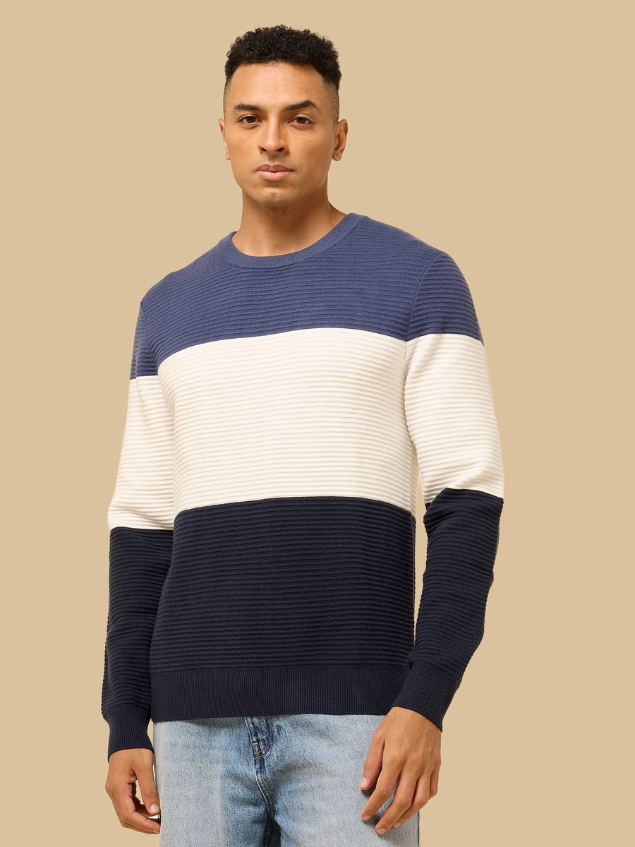 Colourblock Ottoman Sweater