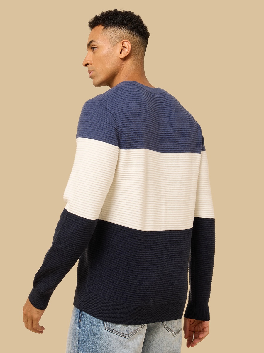 Colourblock Ottoman Sweater