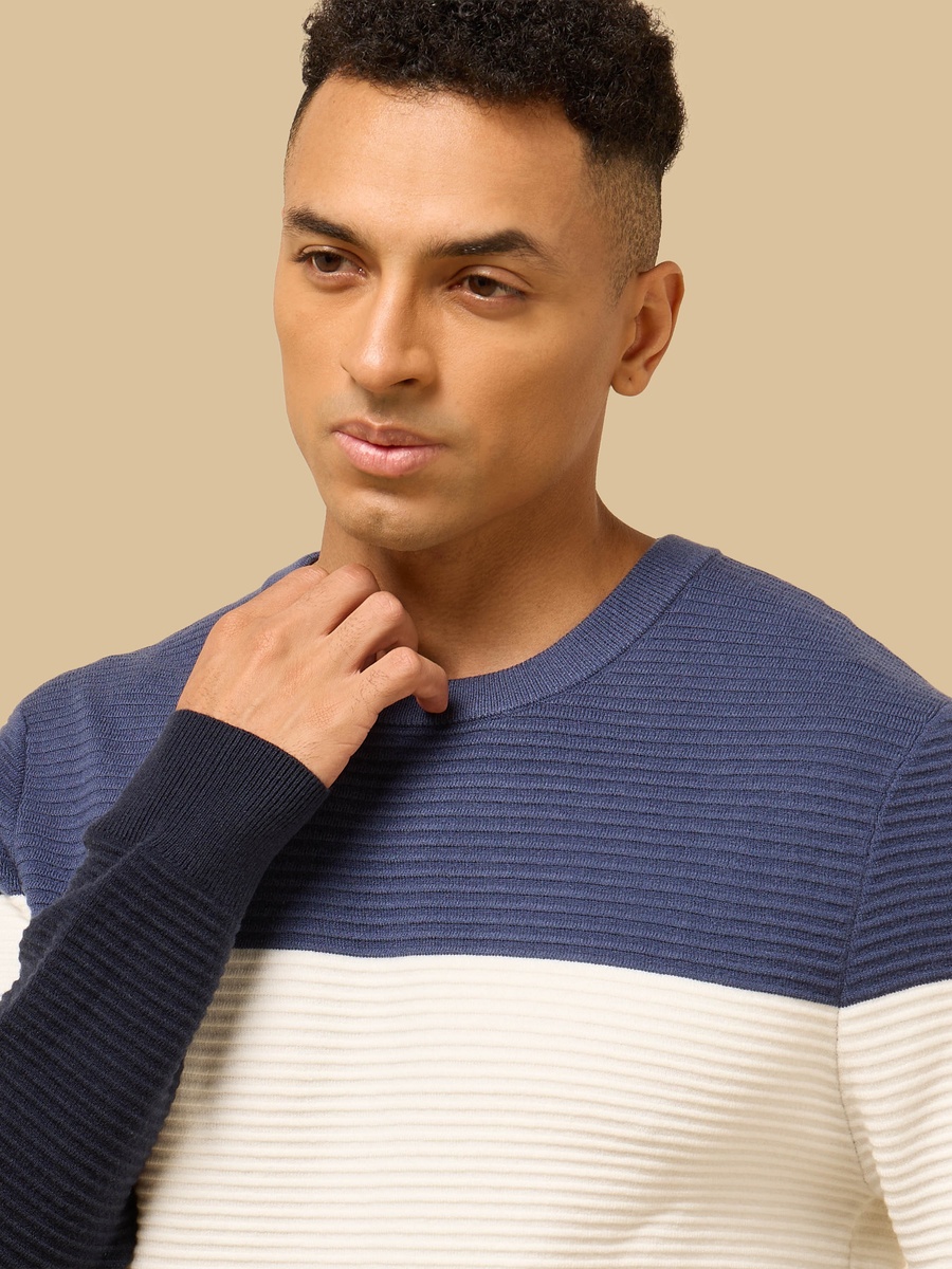 Colourblock Ottoman Sweater