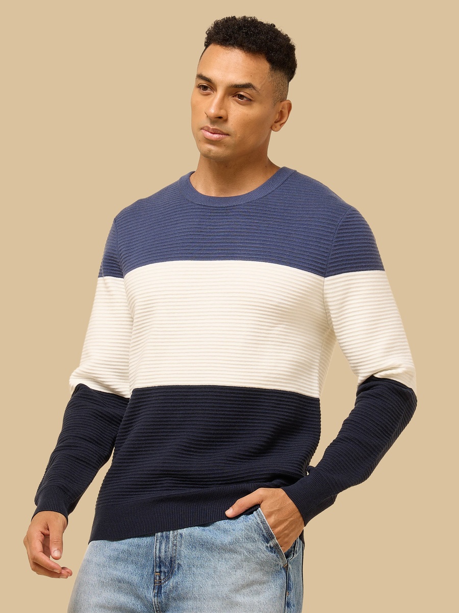 Colourblock Ottoman Sweater