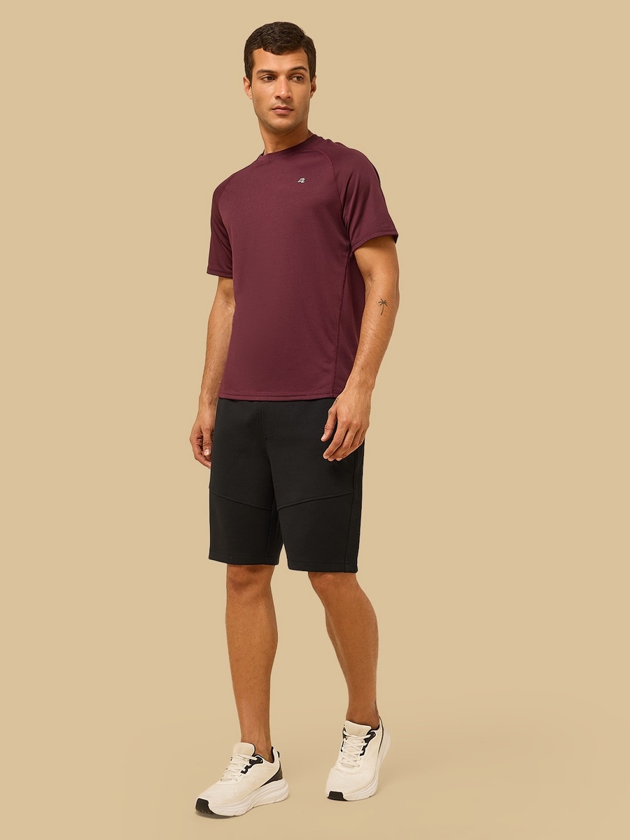 Panelled Interlock Shorts