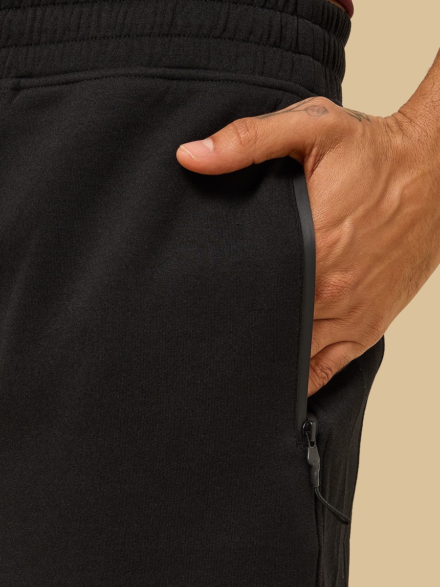 Panelled Interlock Shorts