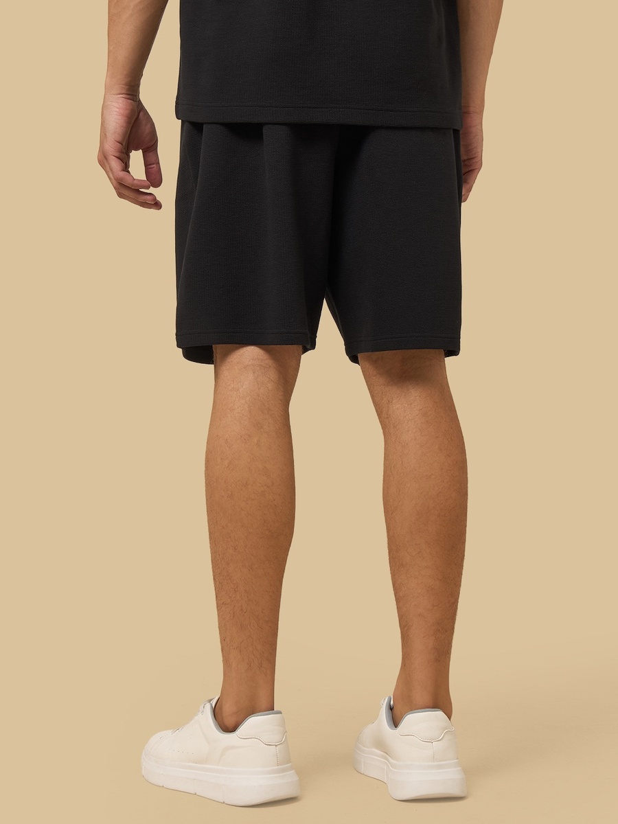 Textured Relaxed Fit Shorts