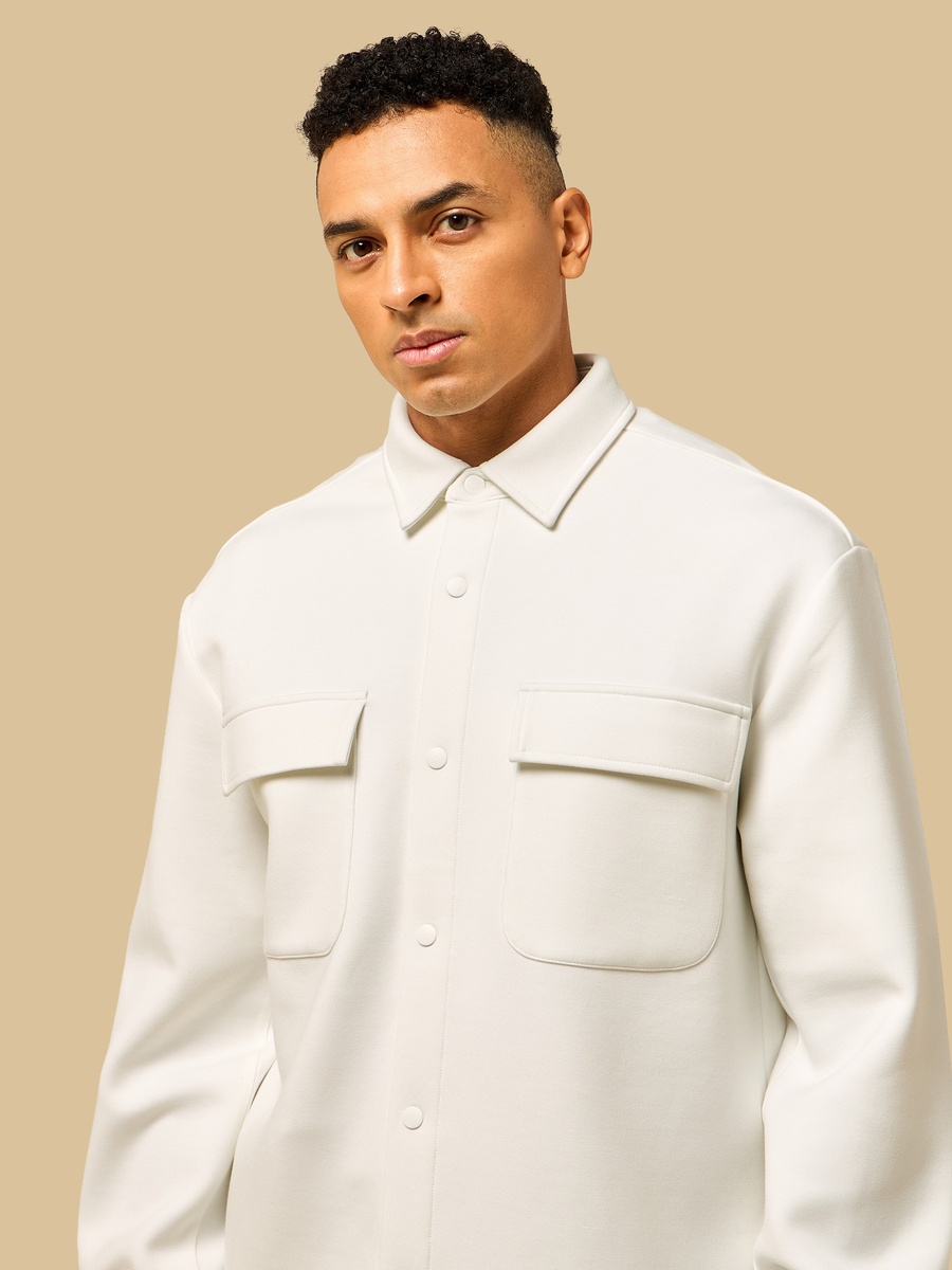 Relaxed Fit Scuba Shirt