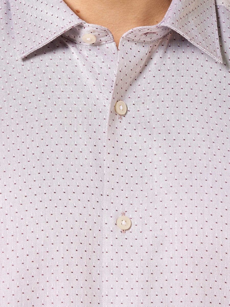 Regular Fit Textured Dobby Shirt