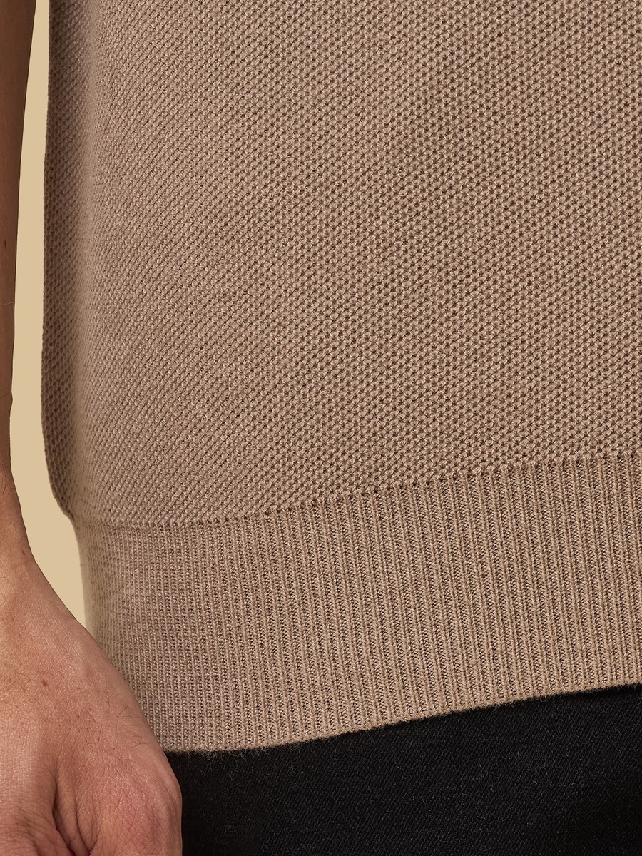 Textured Polo T-Shirt