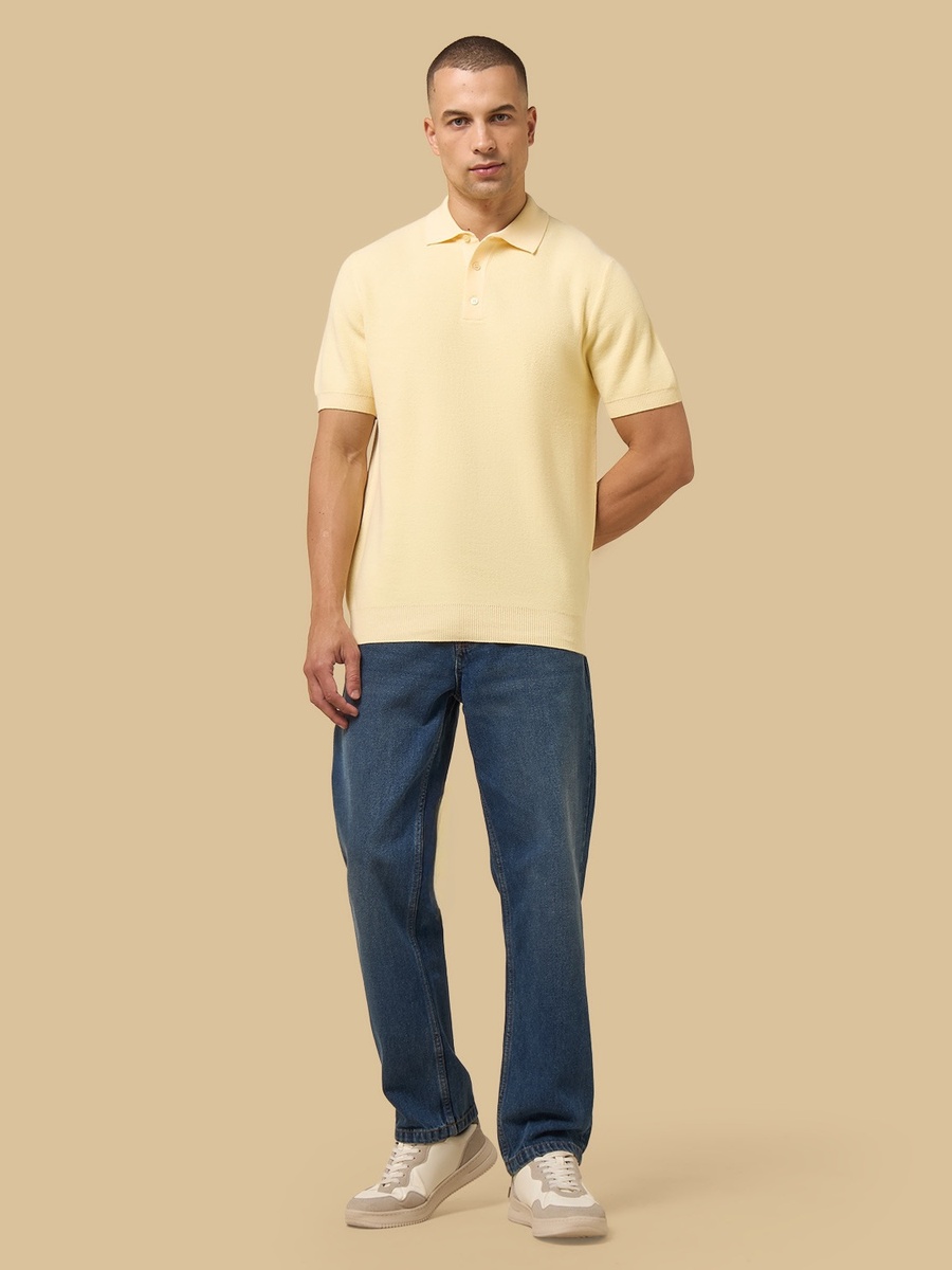 Textured Polo T-Shirt