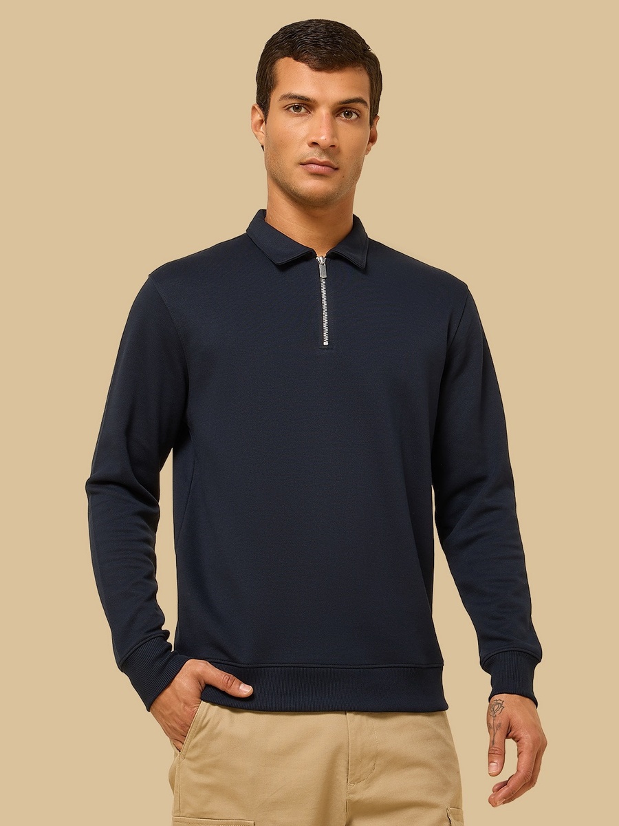 Pique Polo T-Shirt with Half Zip Closure