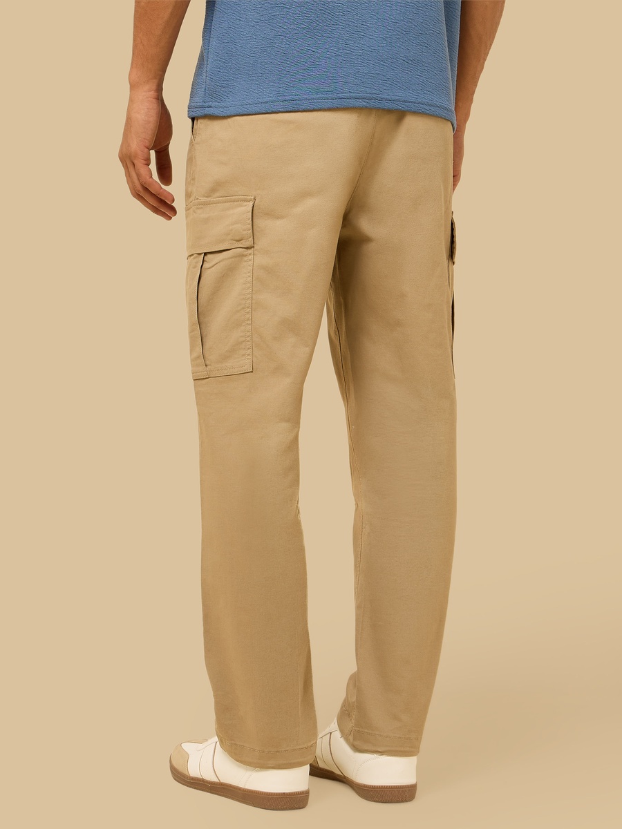 Regular Fit Dobby Cargo Pants