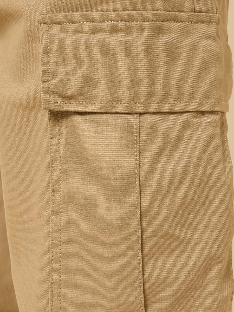 Regular Fit Dobby Cargo Pants