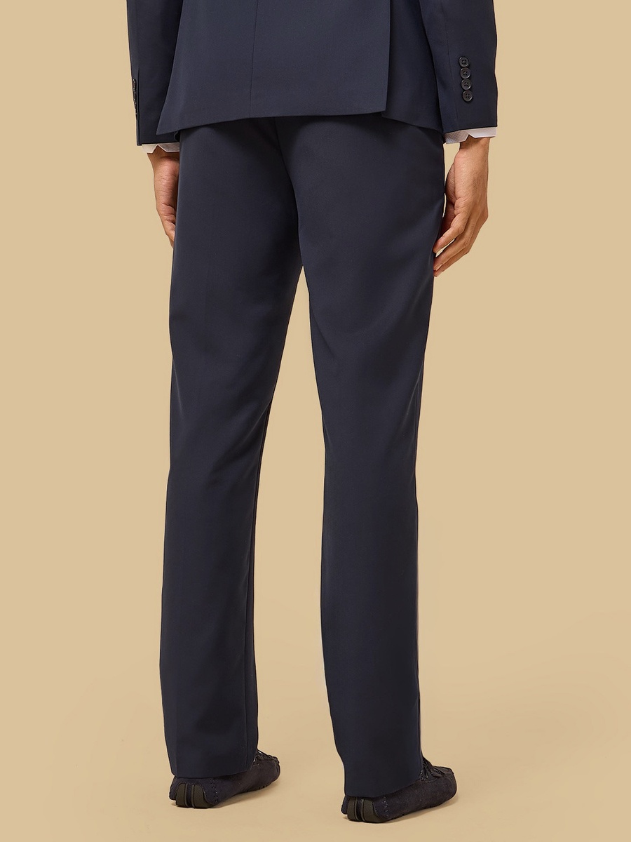 Slim Fit Pleated Trousers
