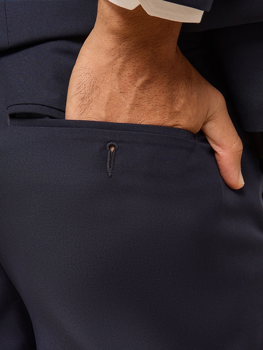 Slim Fit Pleated Trousers