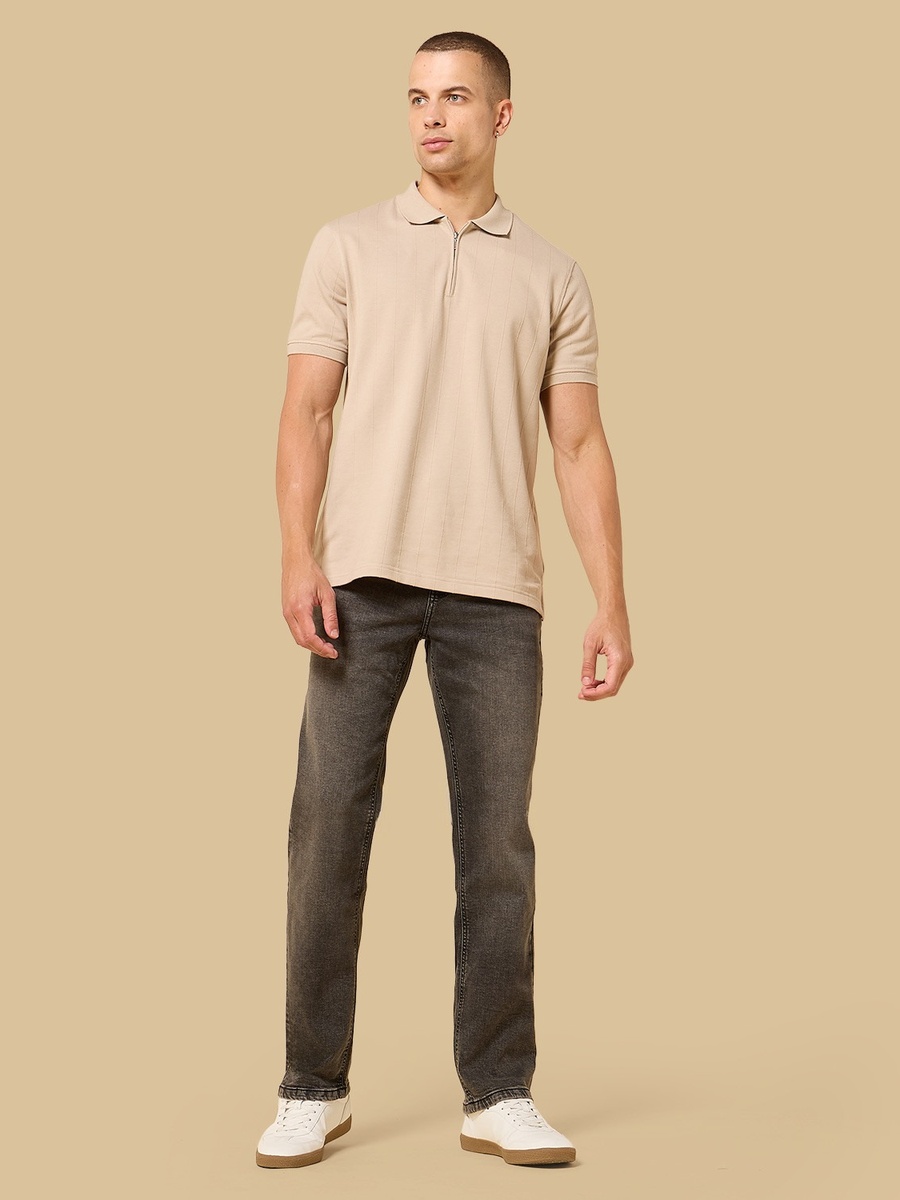 Straight Fit Stretchable Jeans