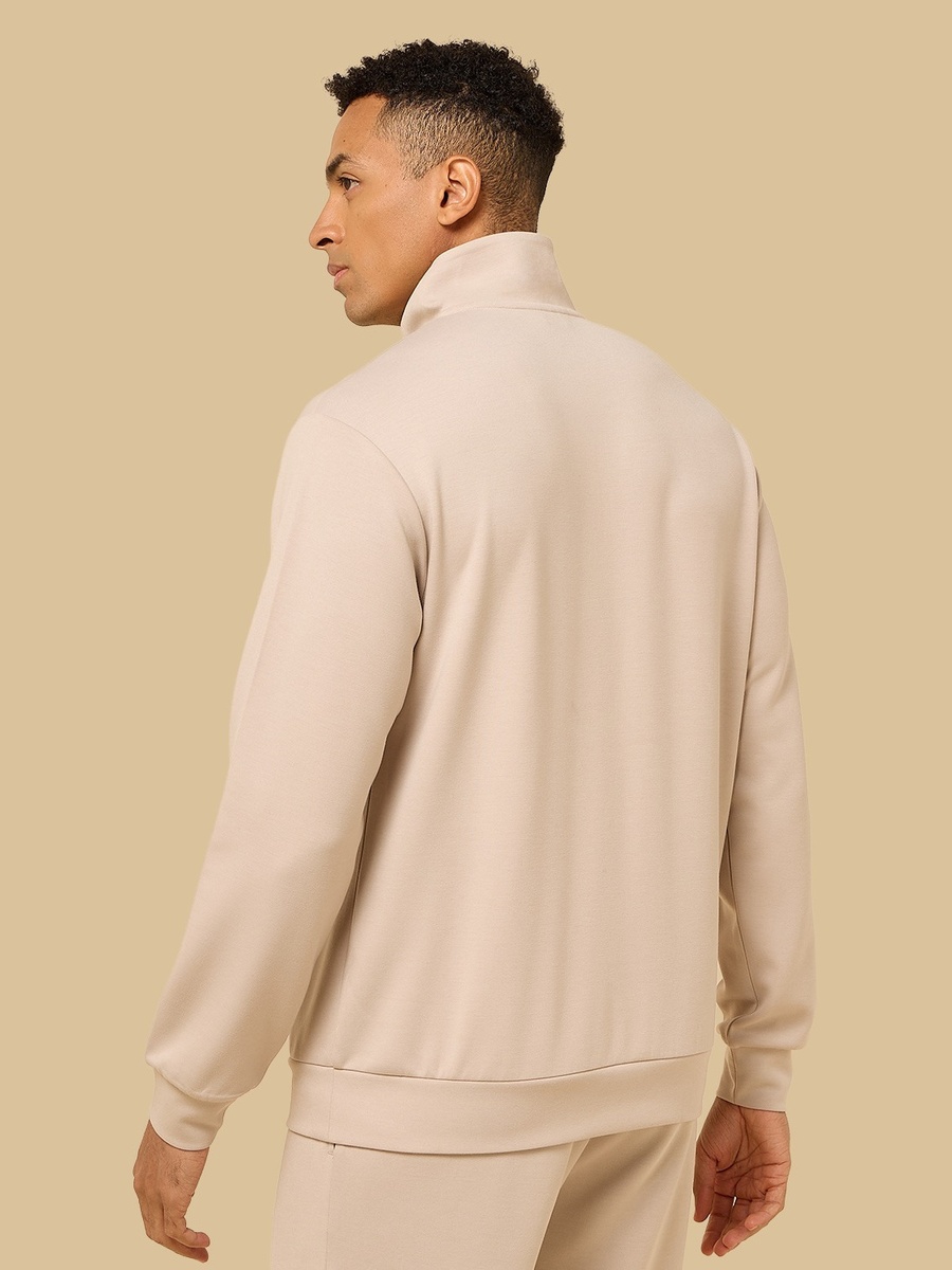 Relaxed Fit Light Scuba High Neck Sweatshirt