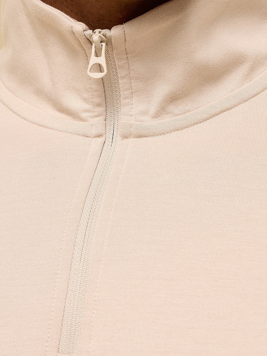 Relaxed Fit Light Scuba High Neck Sweatshirt