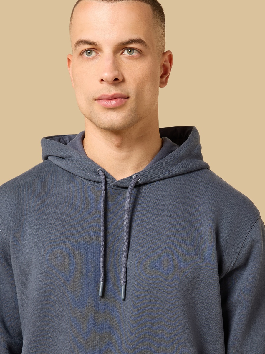 Relaxed Fit Hooded Sweatshirt with Kangaroo Pocket