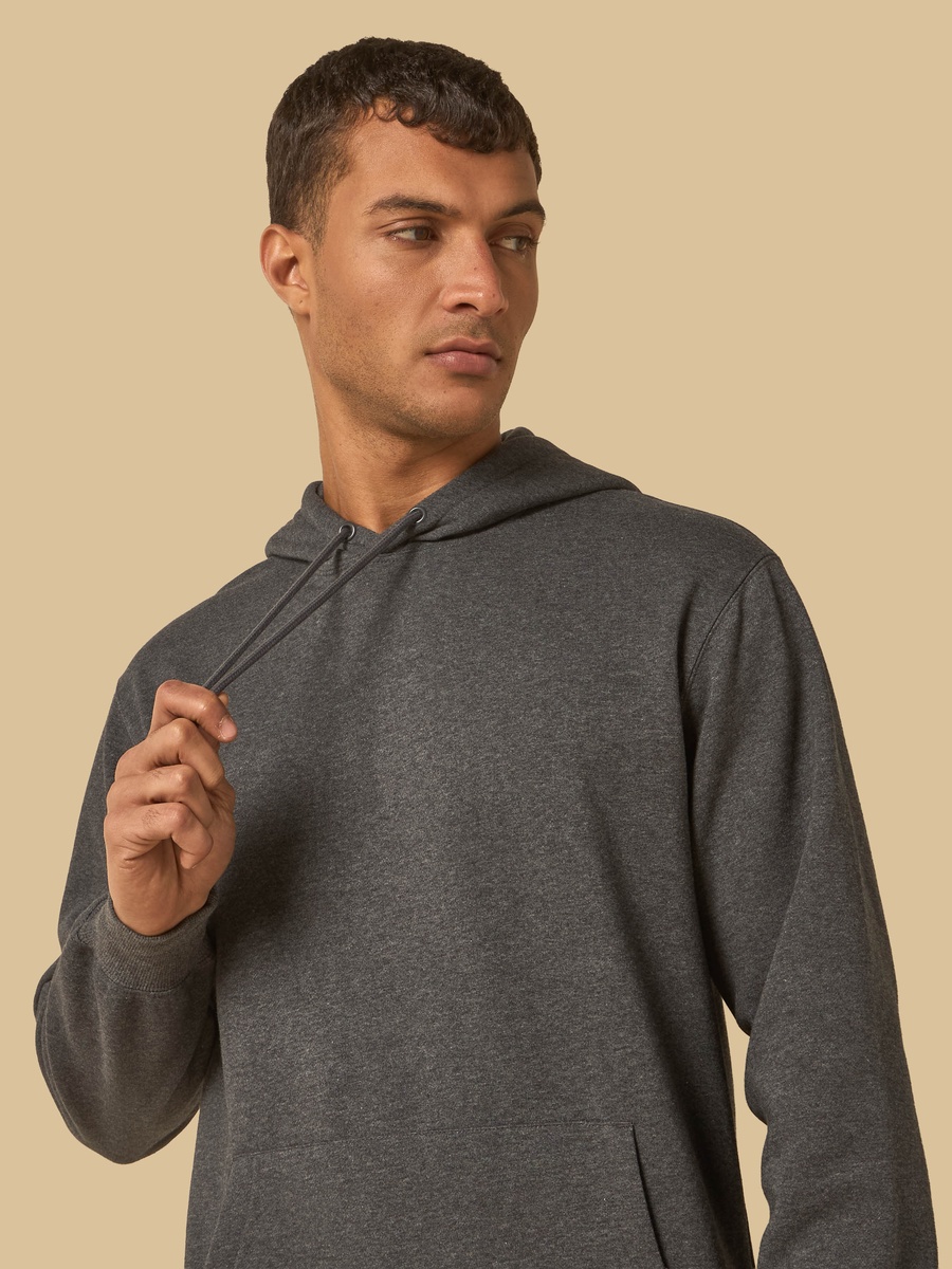 Relaxed Fit Hooded Sweatshirt with Kangaroo Pocket