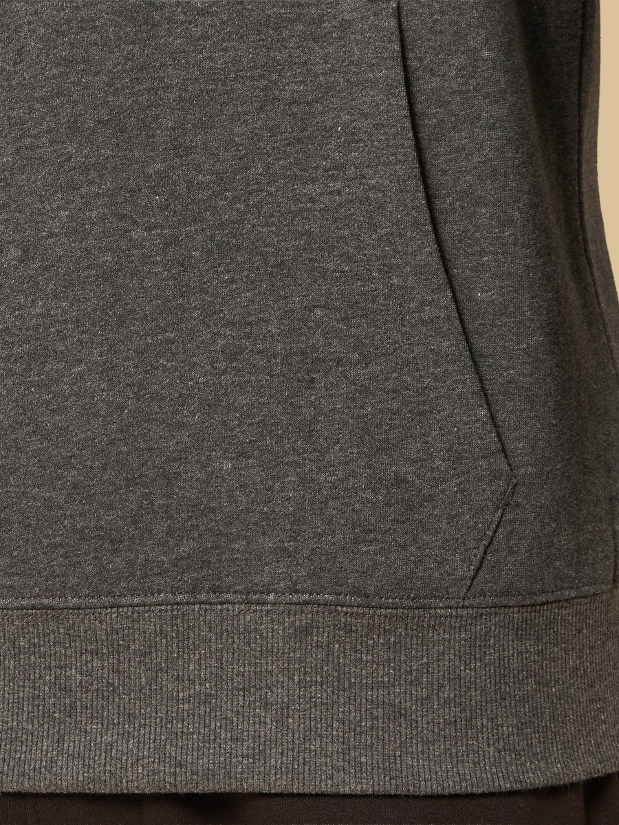 Relaxed Fit Hooded Sweatshirt with Kangaroo Pocket