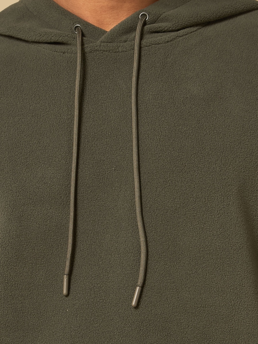 Relaxed Fit Fleece Hoodie