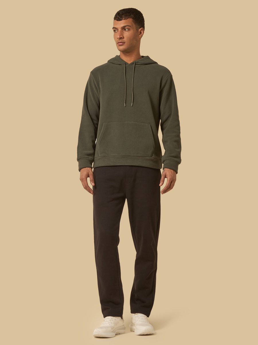 Relaxed Fit Fleece Hoodie
