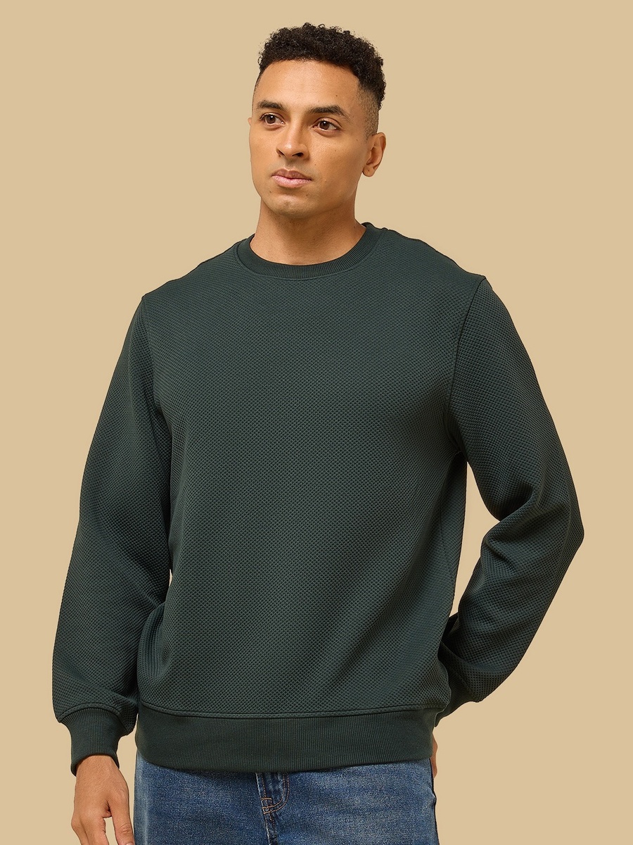 Textured Sweatshirt