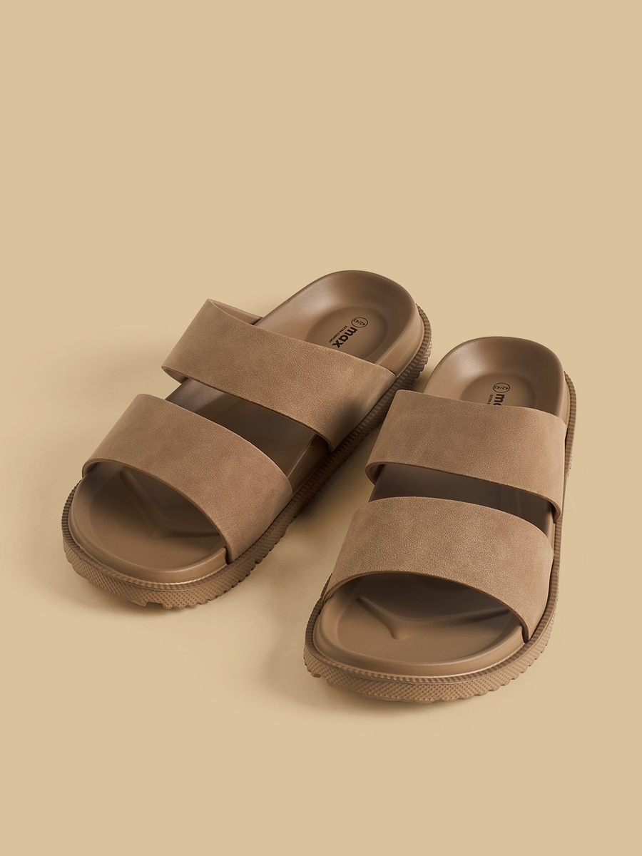 Plain Slip-On Sandals