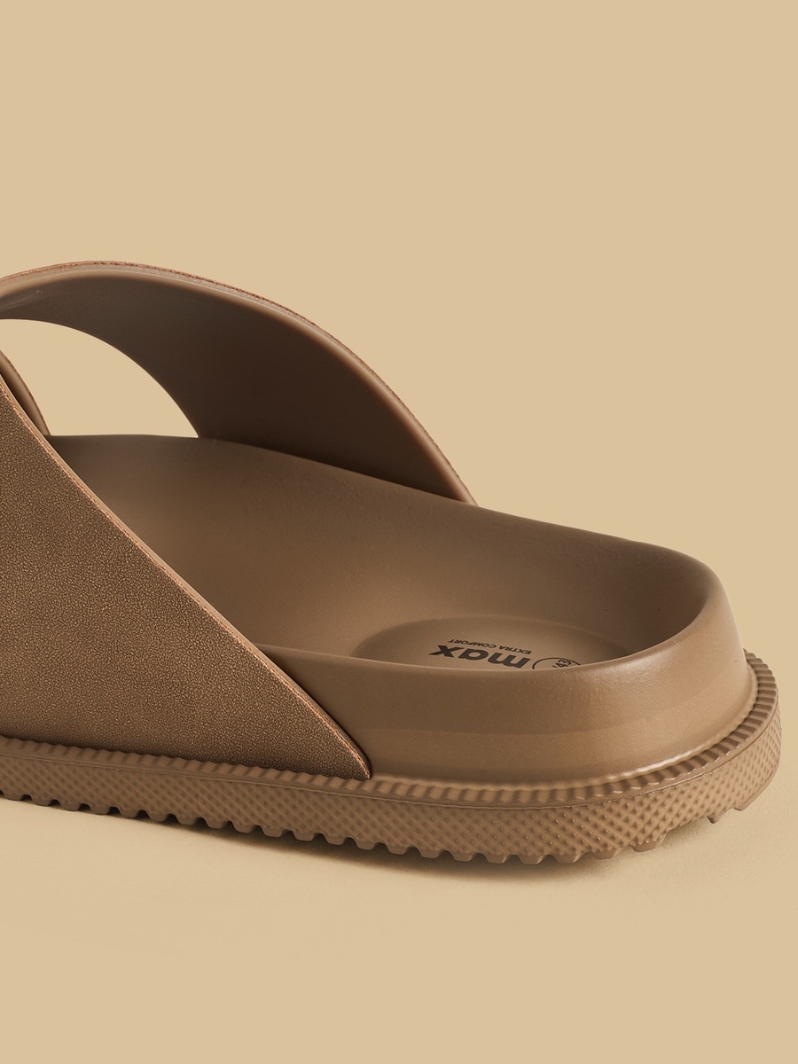 Plain Slip-On Sandals