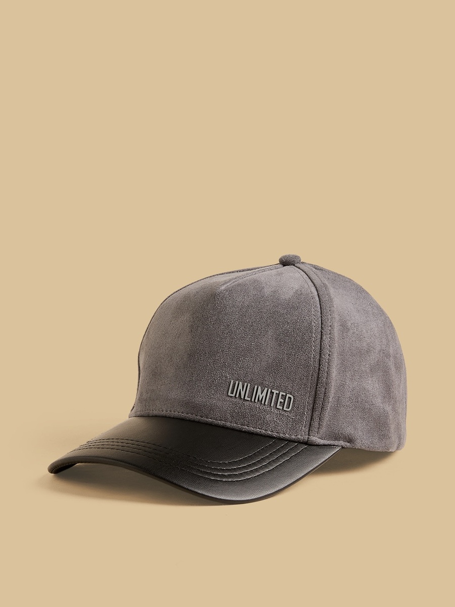 Slogan Embossed Cap with Hook and Loop Strap Closure