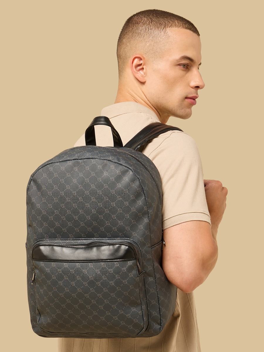 Printed Backpack with Adjustable Shoulder Straps