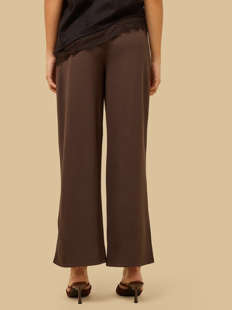 Pintuck Modal Wide Leg Pants