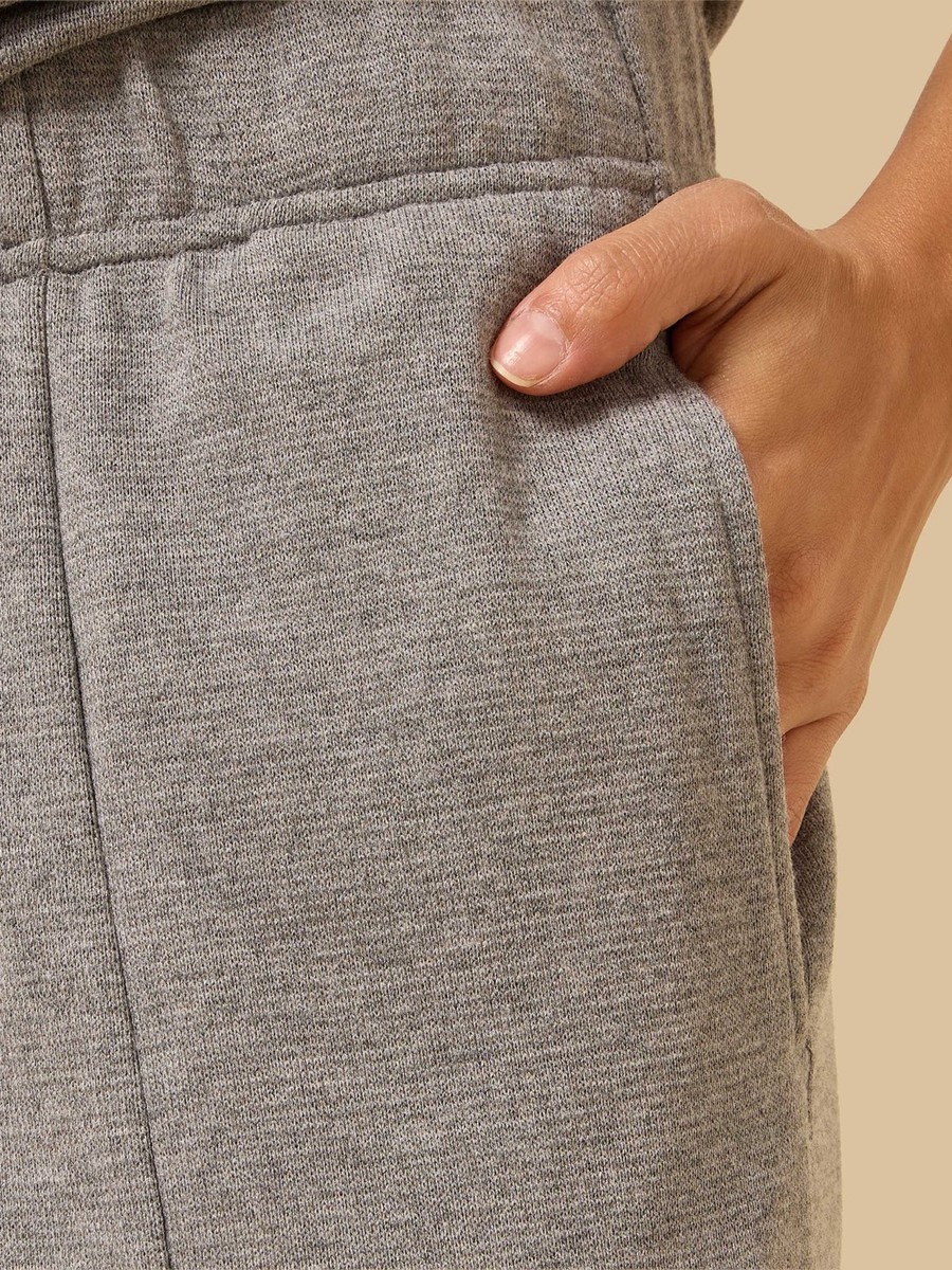 Pintuck Detail Wide Leg Pants