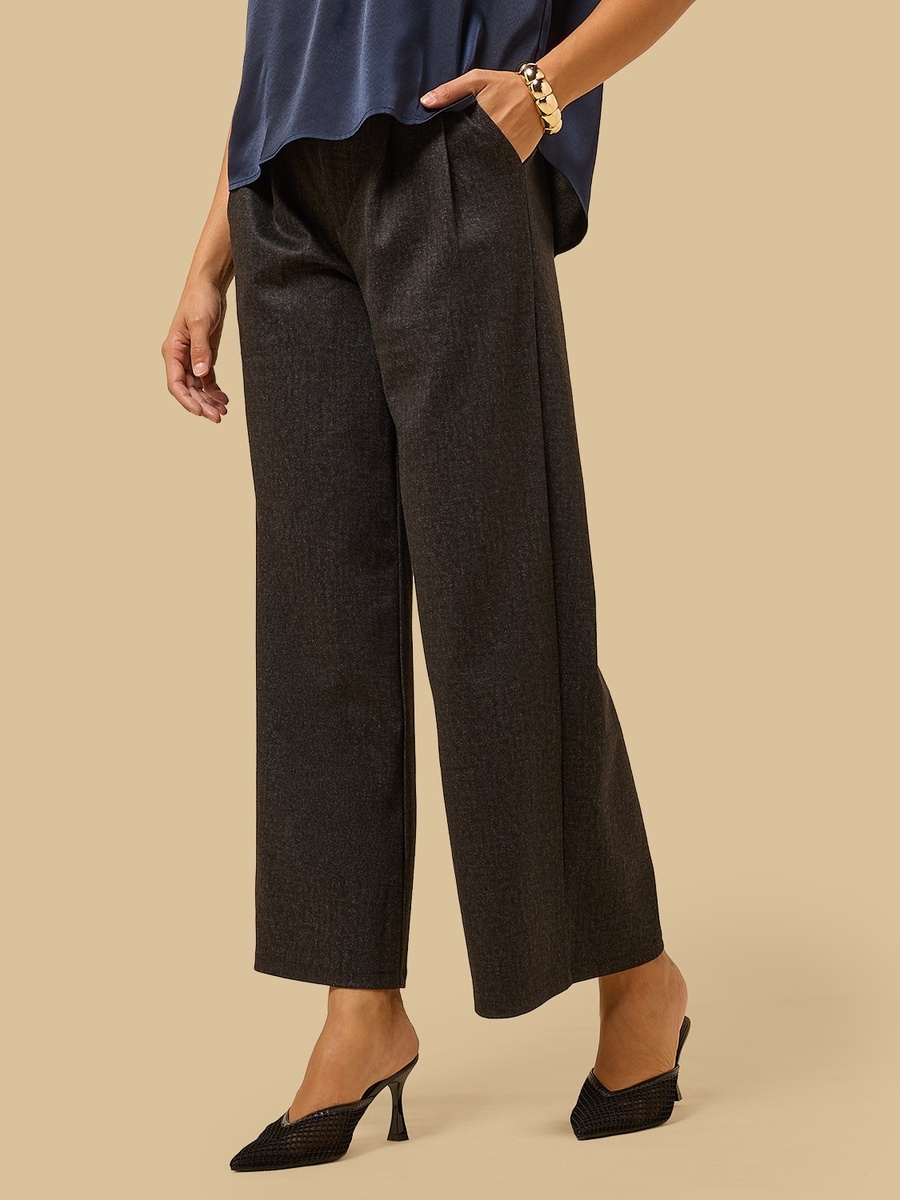 Denim Wide Leg Pants