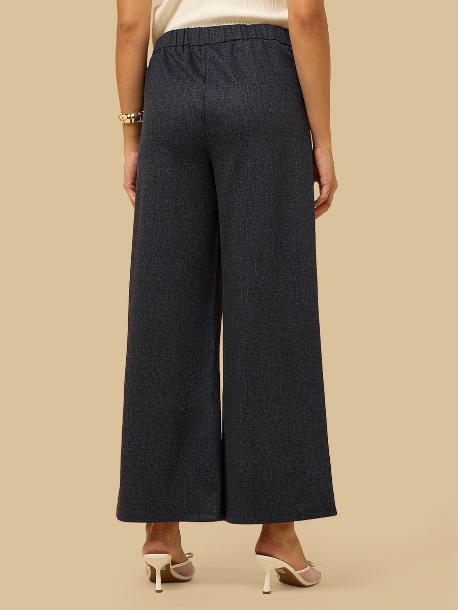Denim Wide Leg Pants